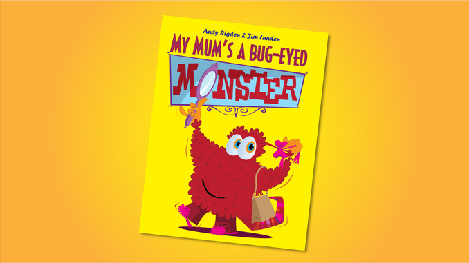 Bug-eyed monster, character development, vector, KidLitArt, picture book