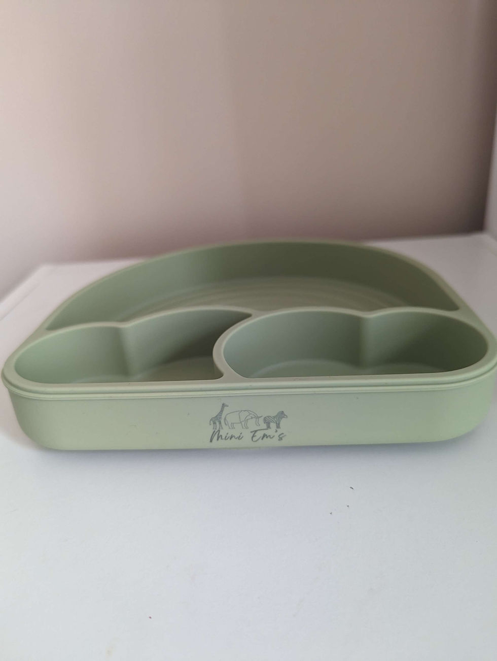 Thumbnail: Oakley Olive Green Rainbow Plate and Cutlery