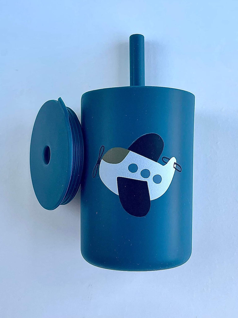 Thumbnail: Royal Blue Plane Sippy Cup ✈️