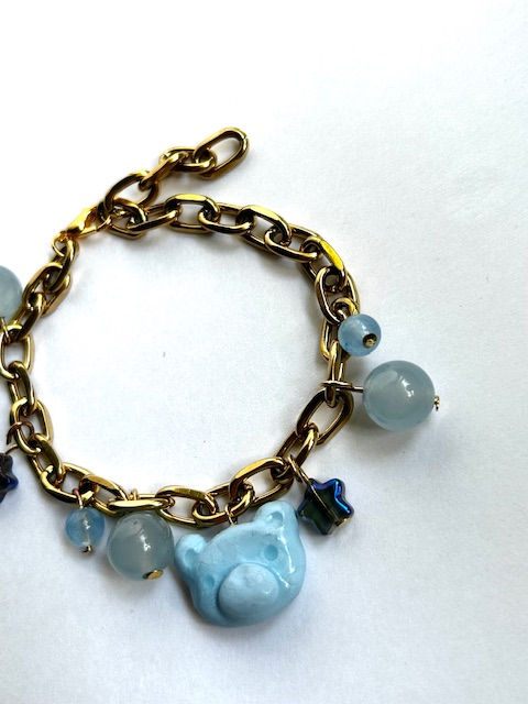 Thumbnail: Baby Bear Charm Bracelet