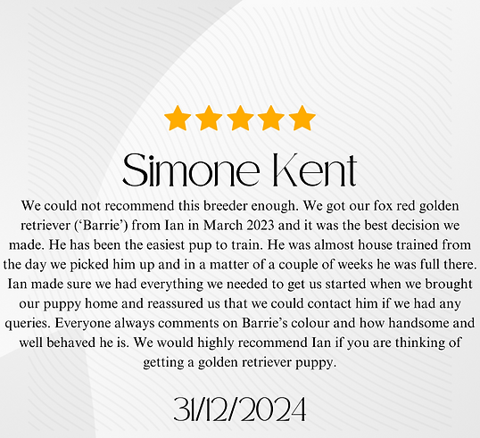 Simone Kent 5* review regarding Barrie