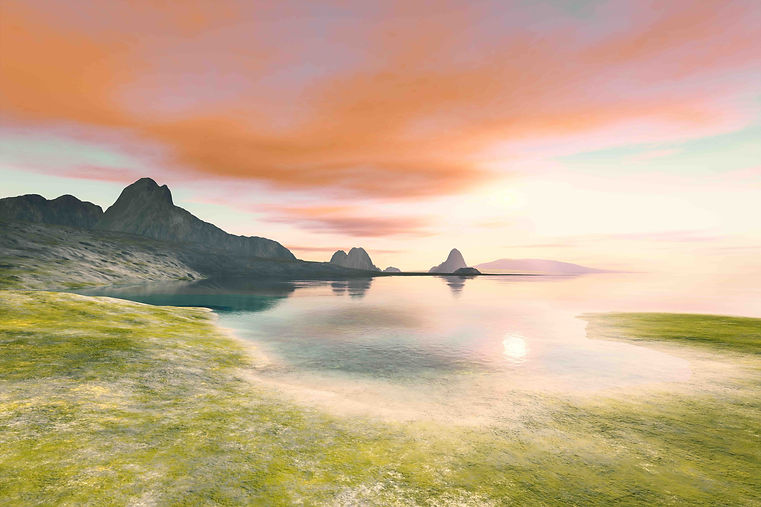 quiet-place-with-red-clouds-in-the-dawn-sky-N4U3TYJ.jpeg