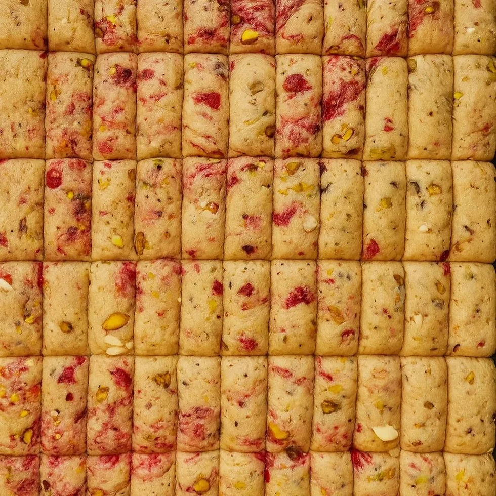 Thumbnail: White Chocolate, Strawberry & Pistachio Rusks ( 12 Rusks) 