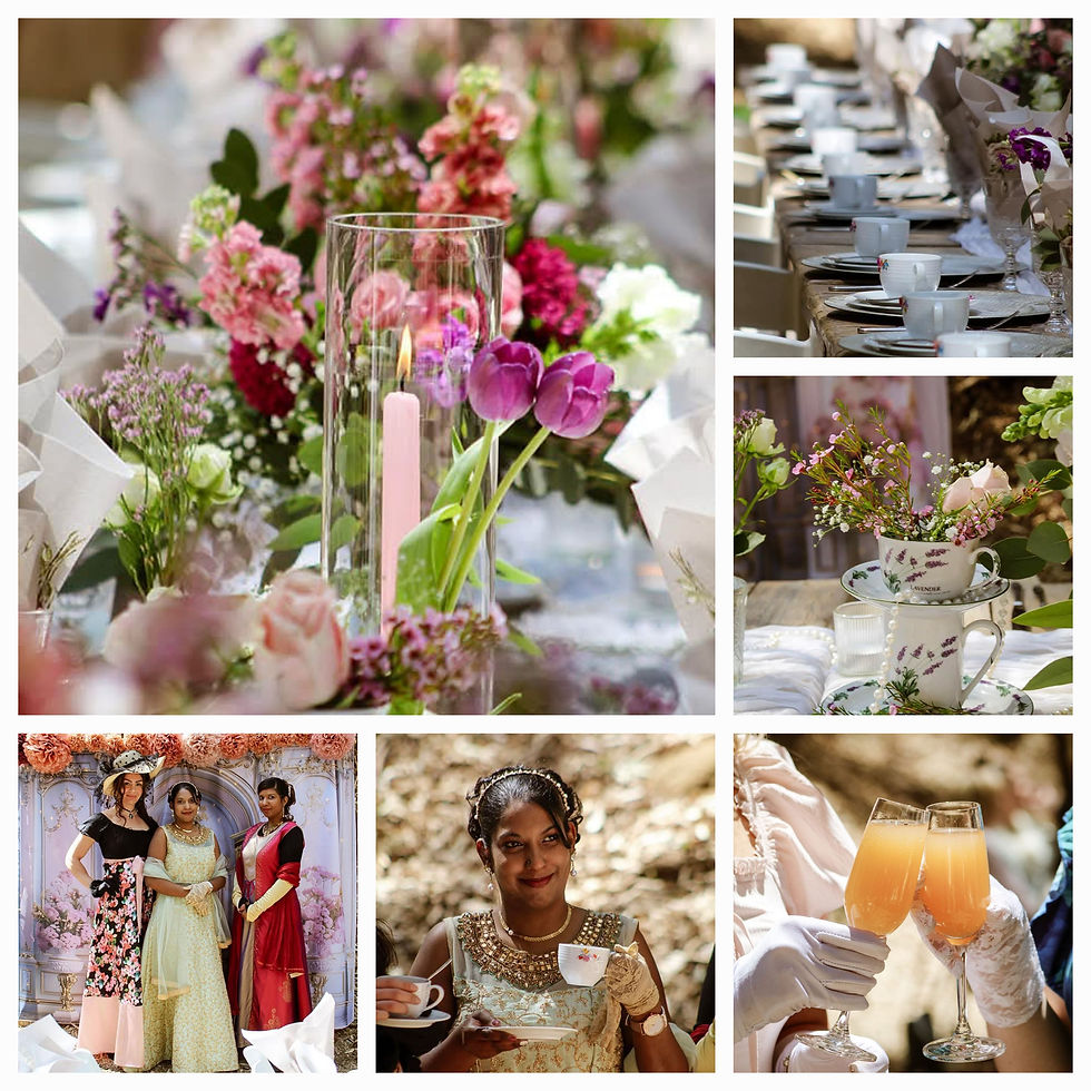 Bridgerton Spring high tea