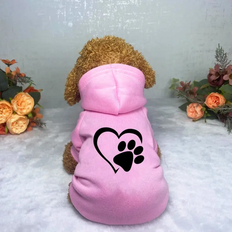 Pet Hooded Sweatshirt with Pocket for Cats and Dogs