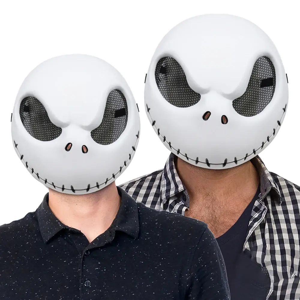 The Nightmare Before Christmas Skull Mask Cosplay Skeleton Jack Plastic Masks