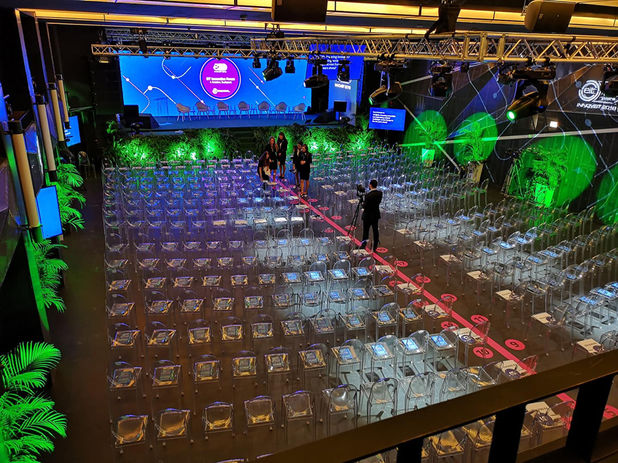 The big hall with chairs