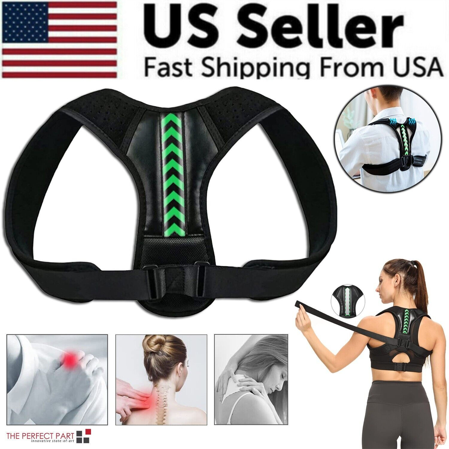 Adjustable Posture Corrector Support Strap