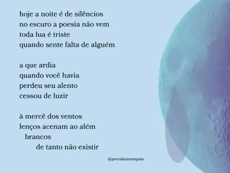 101 Poemas Para a Internet: hoje a noite é de silêncios
