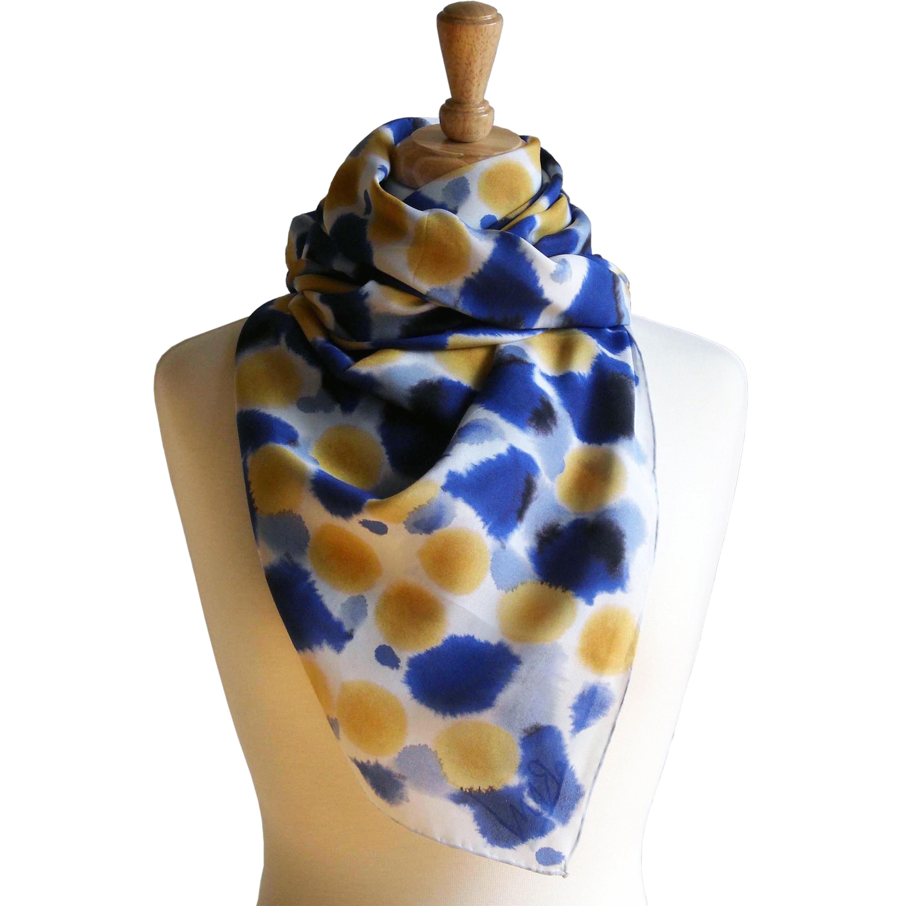 Lemon Drop Silk Scarf