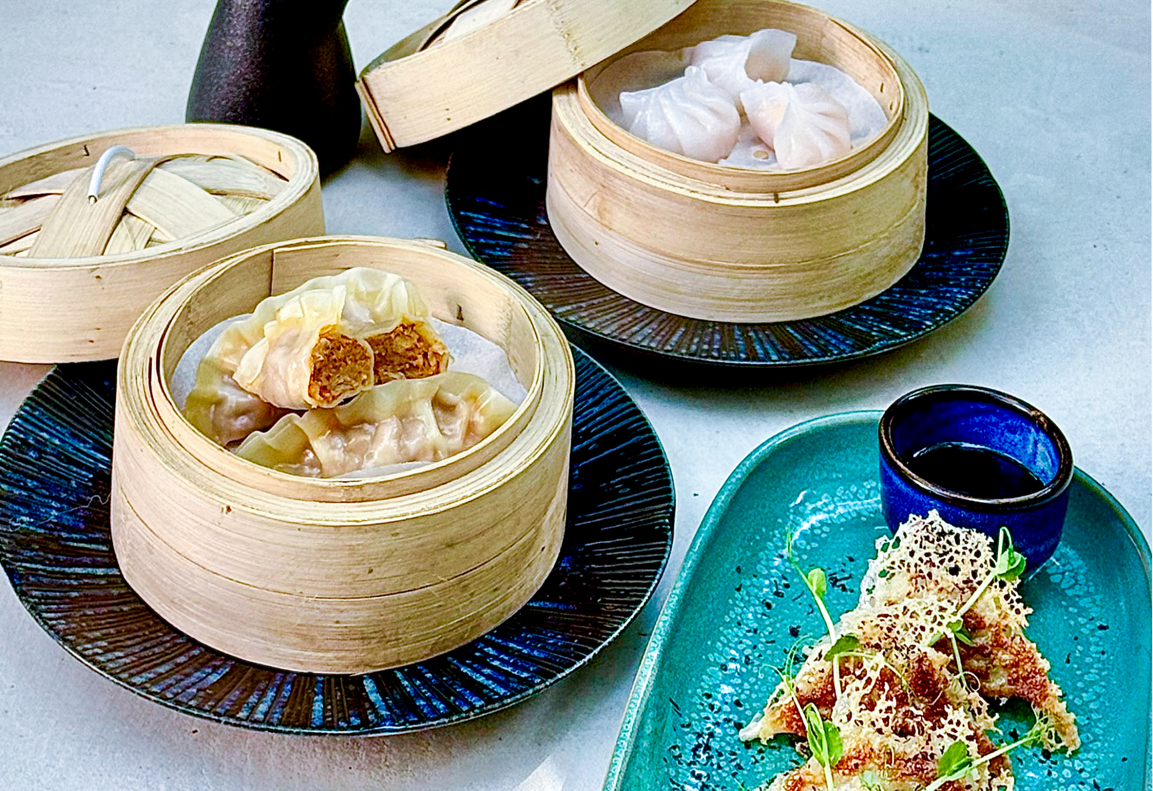 Arranged Food and Objects