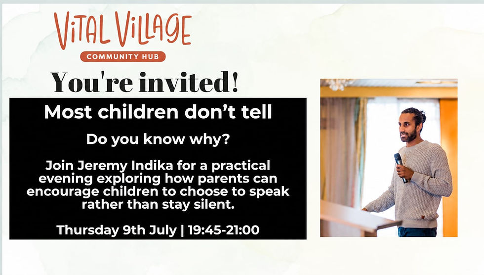 Could This Happen to My Child? A Practical Evening for Parents and Carers