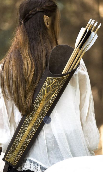 Faretra Per Frecce Da Arco - Borsa Porta Frecce Regolabile Per Tiro Con Arco - Foto 10