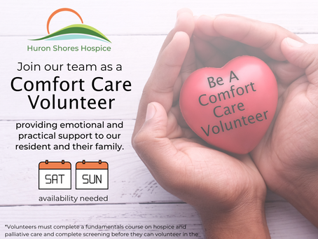 Join Our Team as a Comfort Care Volunteer