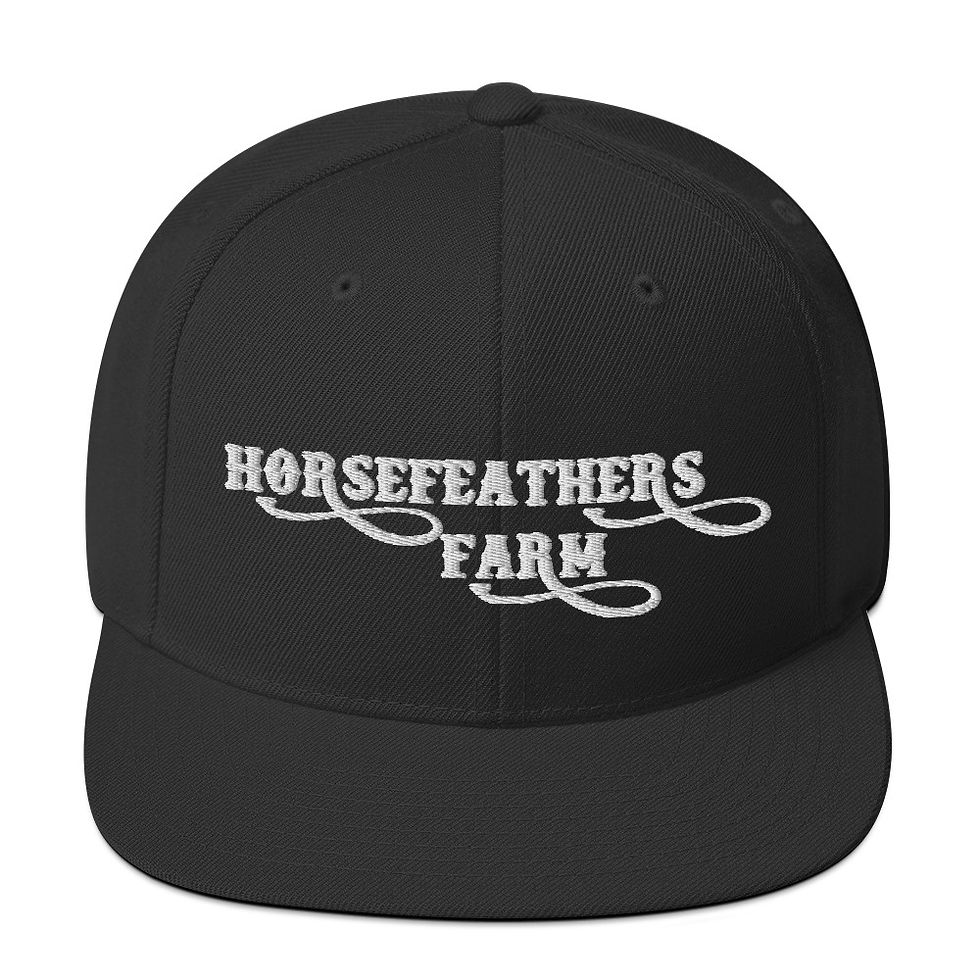 Thumbnail: Classic Snapback - Horsefeathers Farm Logo