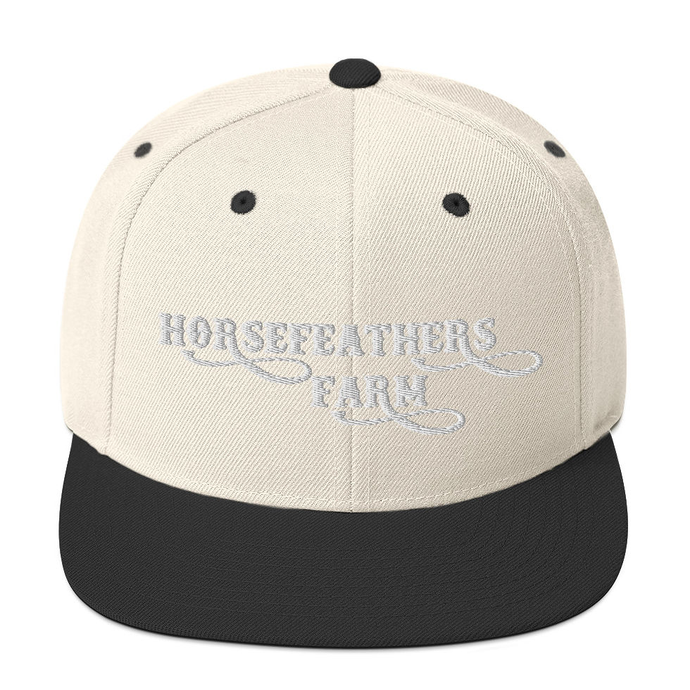 Thumbnail: Classic Snapback - Horsefeathers Farm Logo