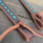 Thumbnail: Turquoise Buckstitch Single Ear