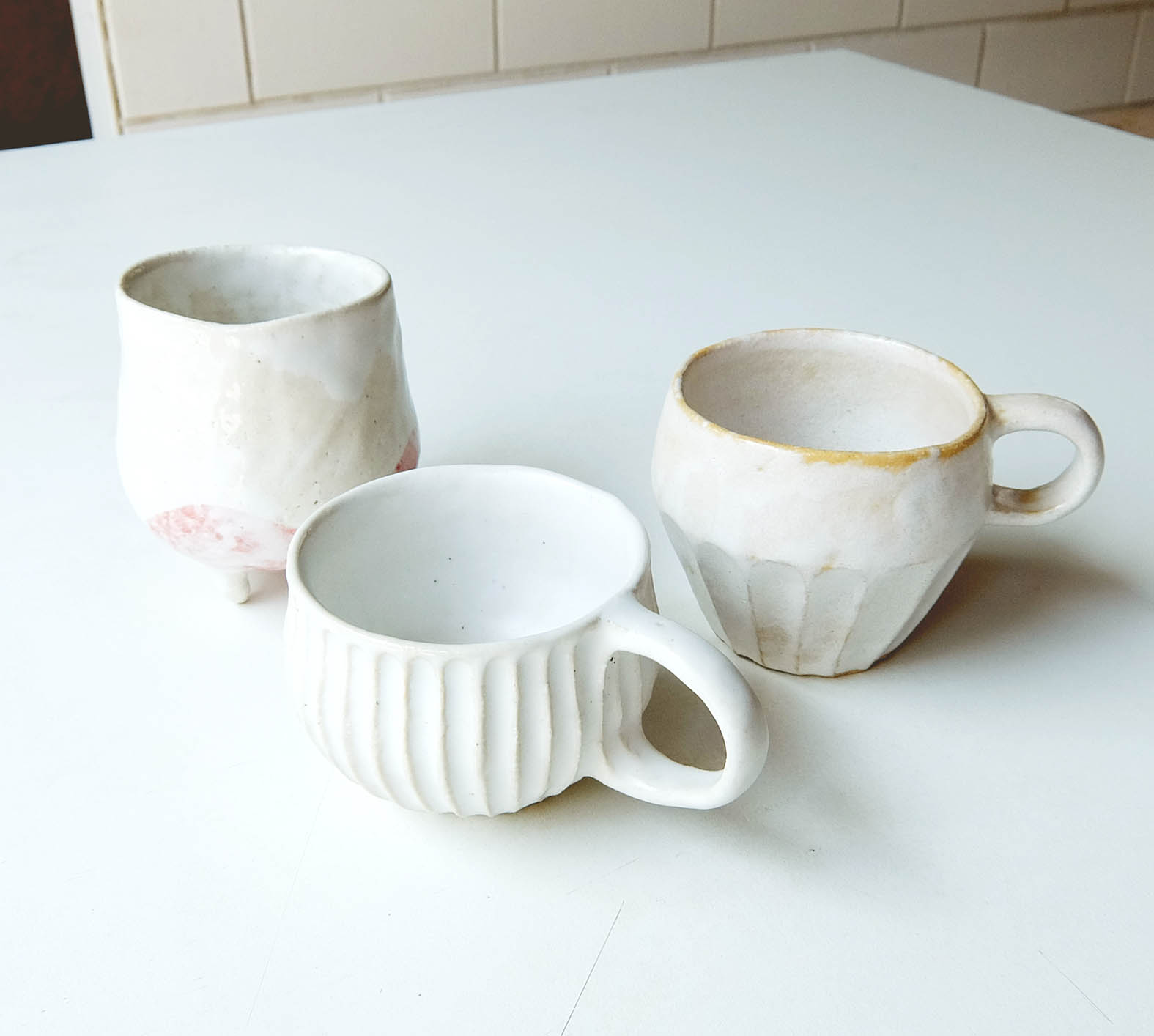 陶芸でコップ作り!