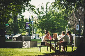 three-women-sitting-on-benches-1141436 (