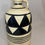Thumbnail: Lamp terracotta zwart/wit