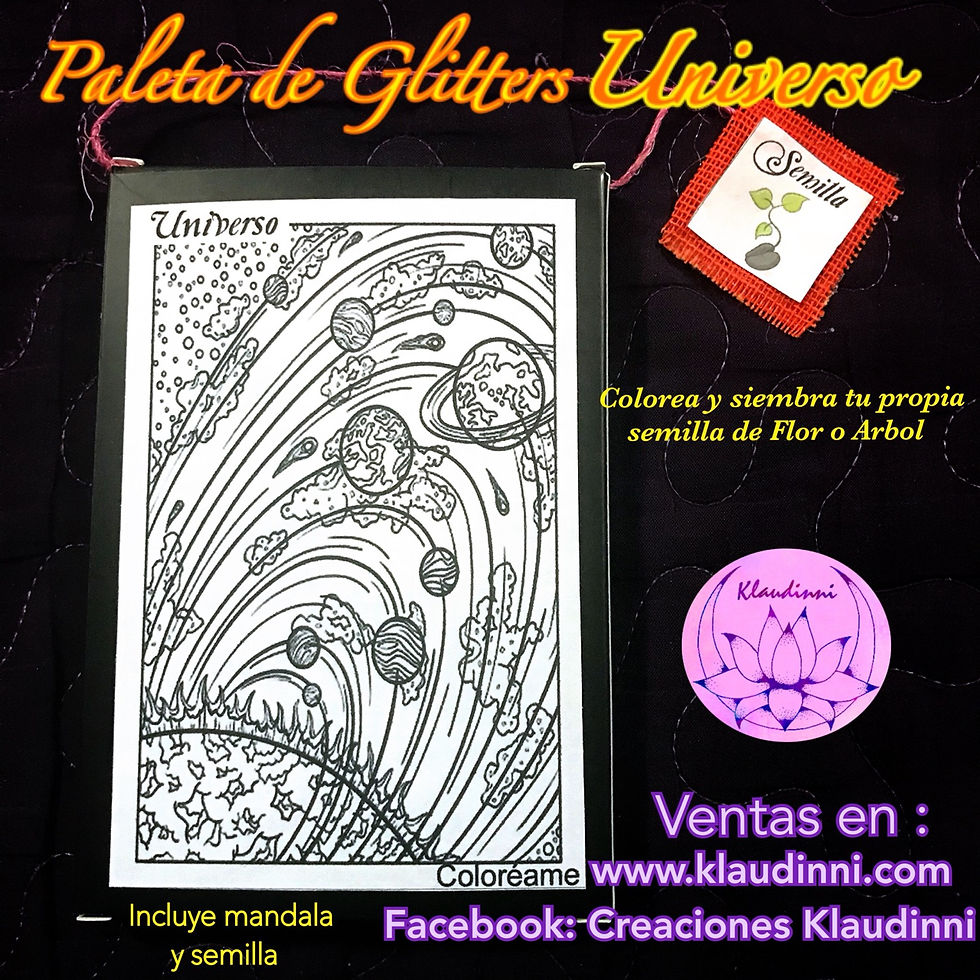 Miniatura: Paleta de Glitters Universo