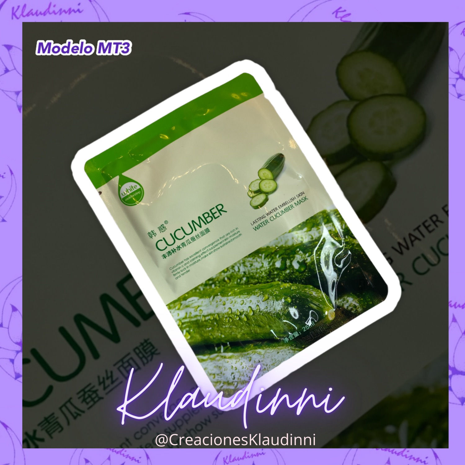 Mascarilla de extracto de pepino