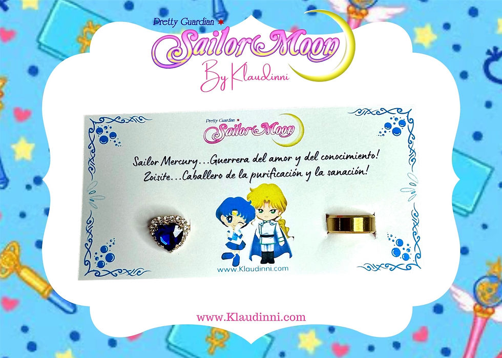 Miniatura: Anillo de compromiso de sailor mercury y Zoisite de sailor moon