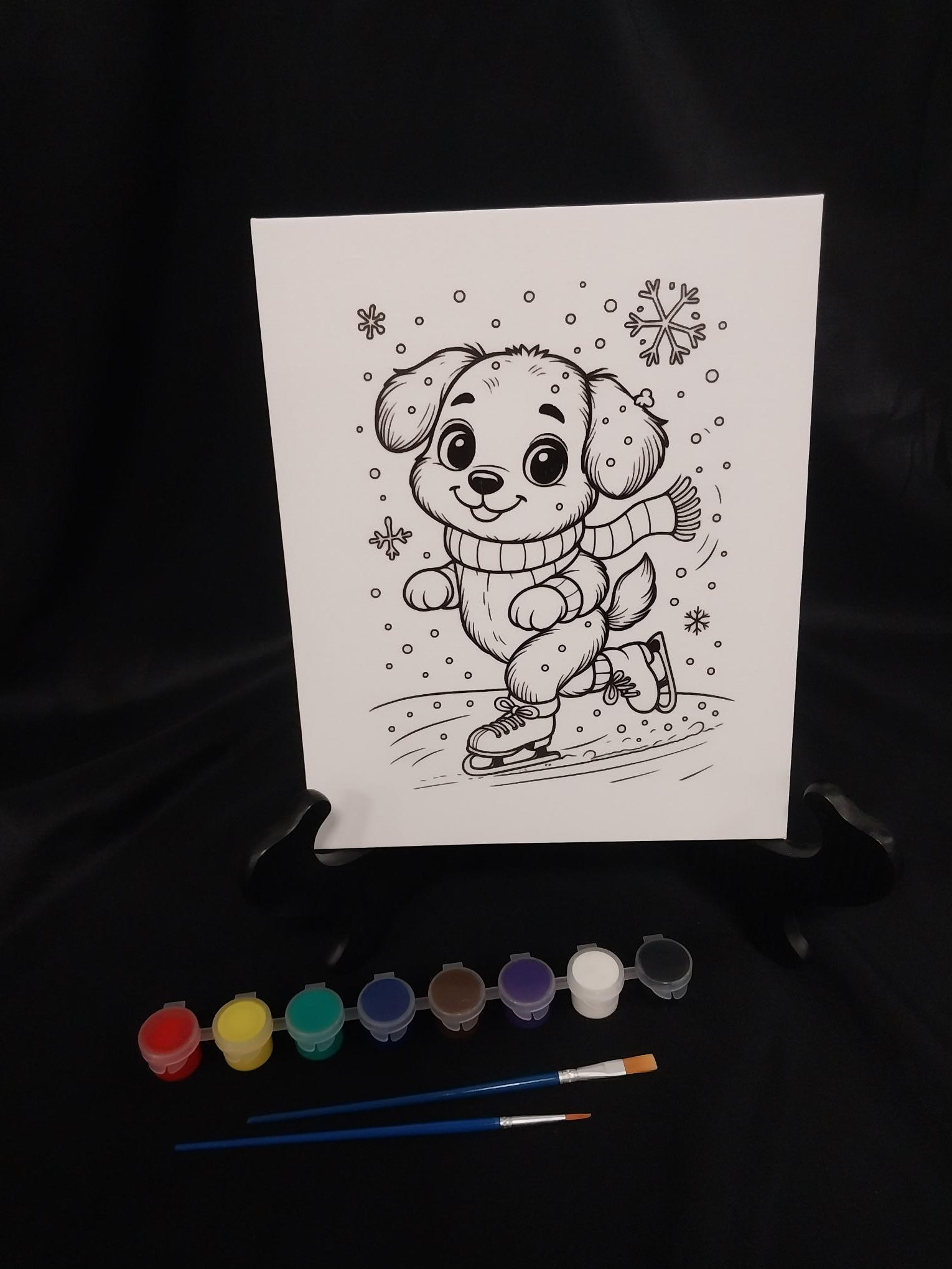 Winter Canvas to Paint -4