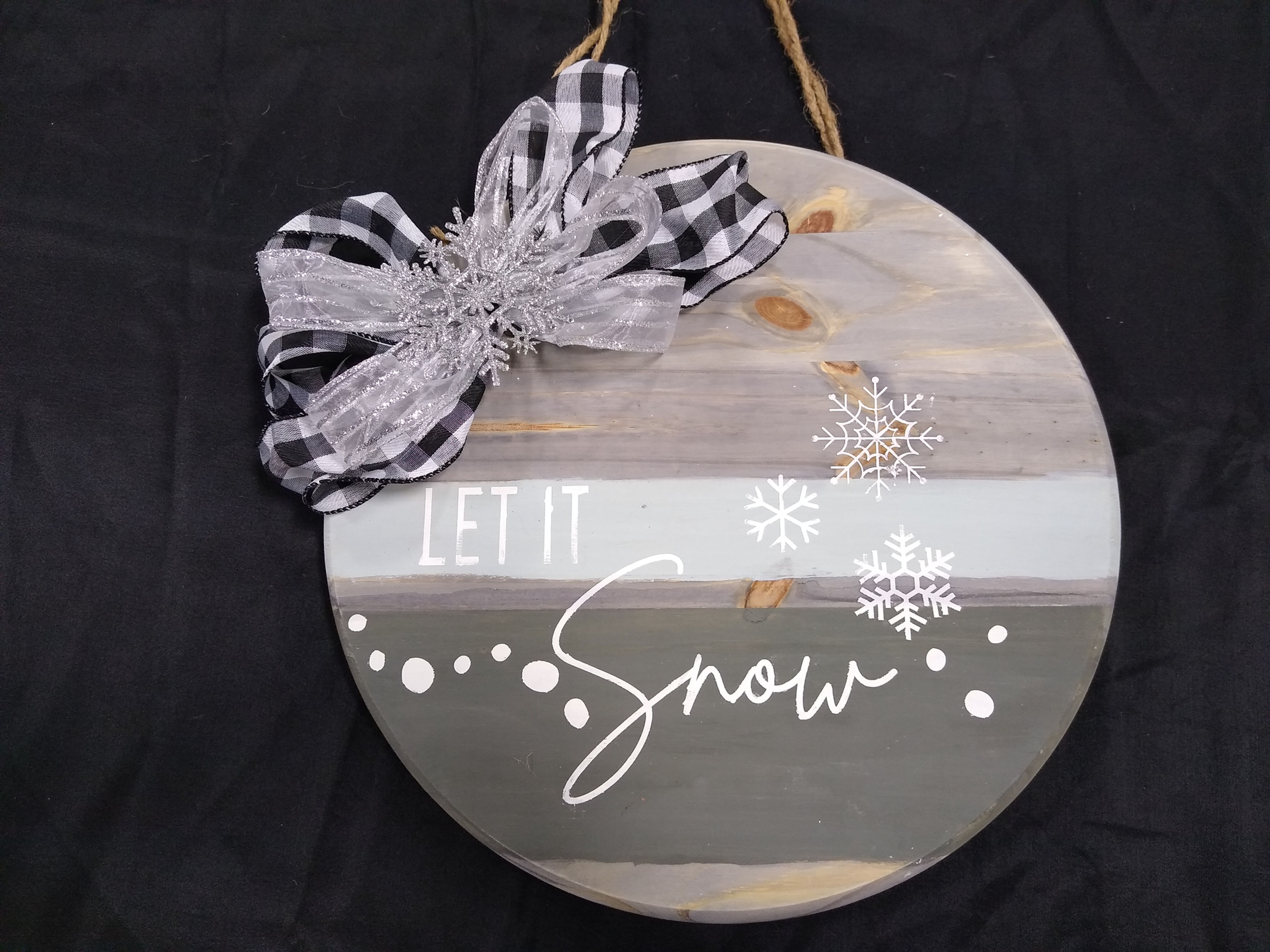 Let it Snow Door Sign Project Kit