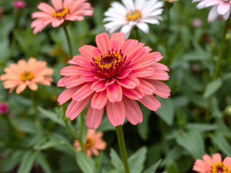 Flowers growing on the Farm Right now