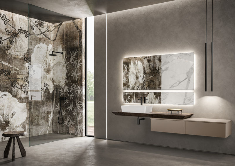 The vanity is the centerpiece of any modern bathroom. Our designs include custom and Italian-inspired bathroom vanities that combine functionality with refined style. Floating vanities, integrated storage, and sleek countertops create a sense of openness while maximizing usability. High-end materials and precision craftsmanship ensure durability and long-lasting beauty.