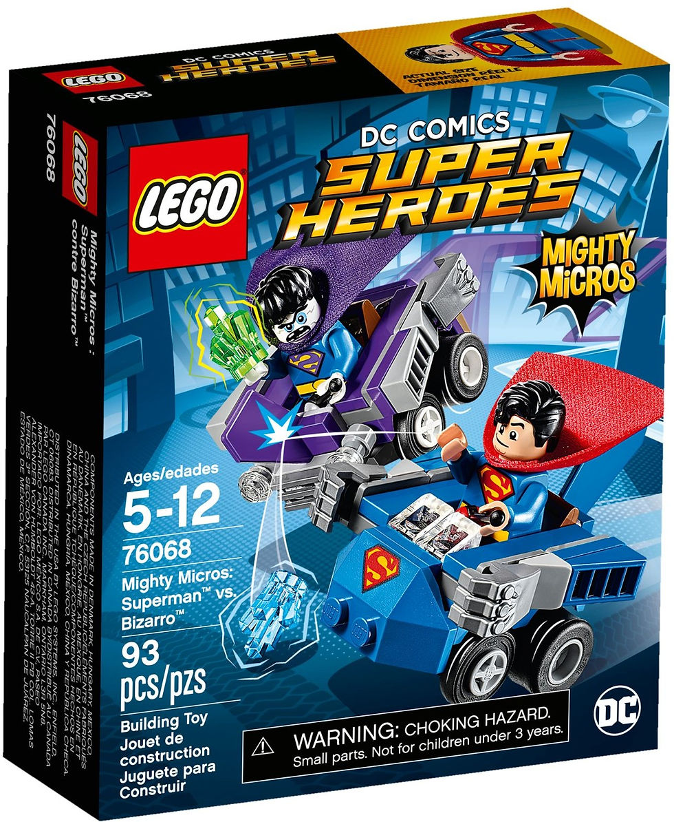 76068 : Mighty Micros: Superman vs. Bizarro