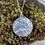 Thumbnail: Hare Moon and Mountain Pendant/Necklace in Pewter