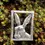 Thumbnail: Hare Portrait Brooch in Pewter by Paul Szeiler