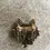 Thumbnail: Wolf Brooch in Pewter