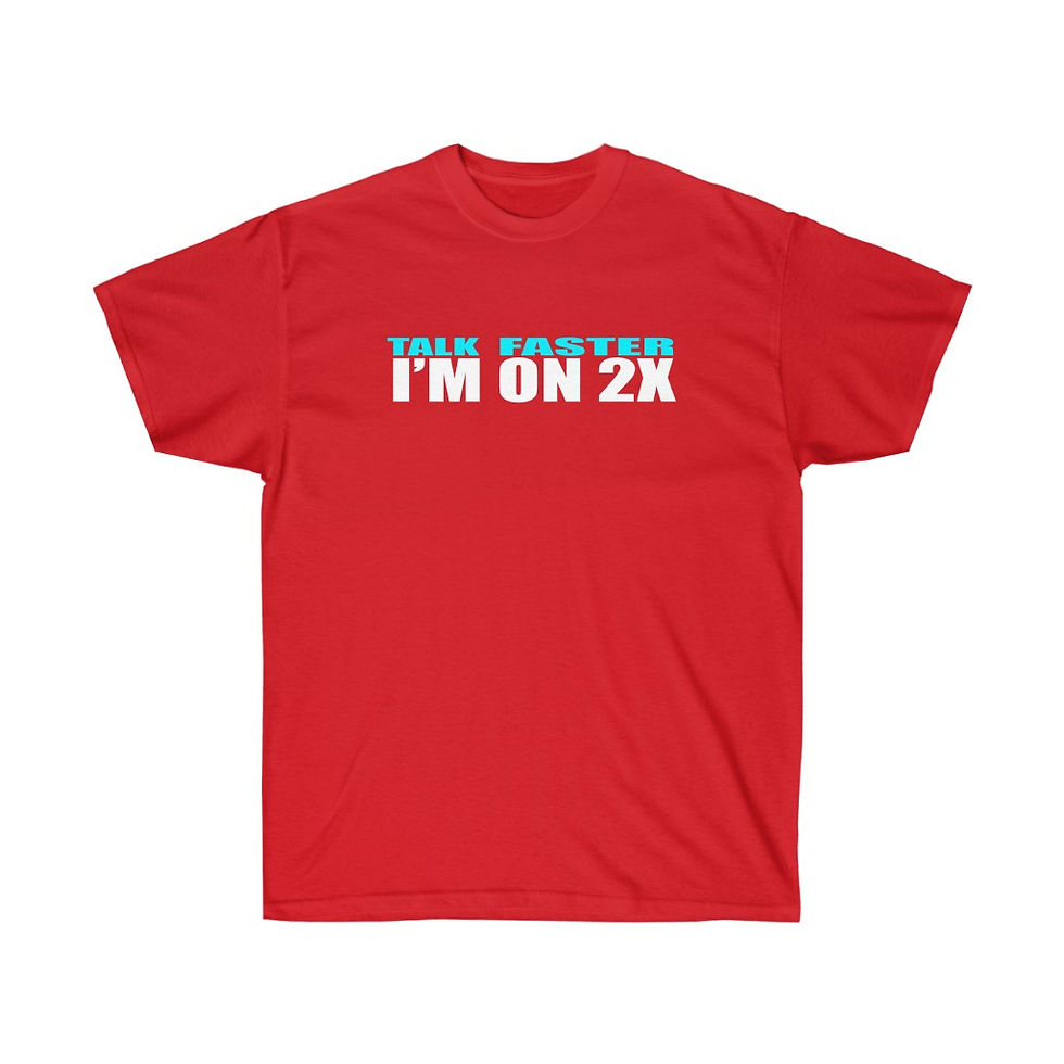 Thumbnail: Talk Faster, I'm on 2x