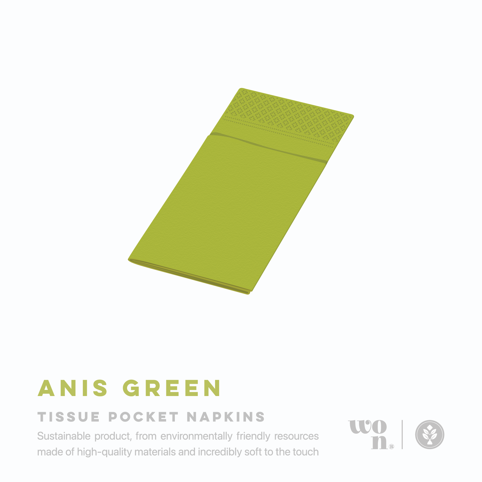 WON® Φάκελος Πολυτελείας 33 x 40 cm Λαχανί 2Φ, 1.500 τμχ/κιβ