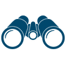Icon of binoculars