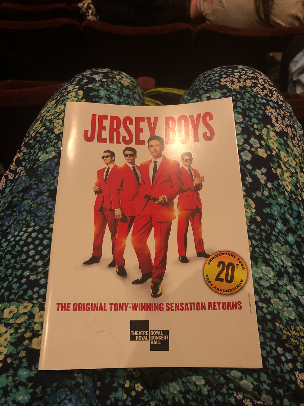 Jersey Boys: The Show Which I Couldn’t Take My Eyes Off! 😊❤️🎭