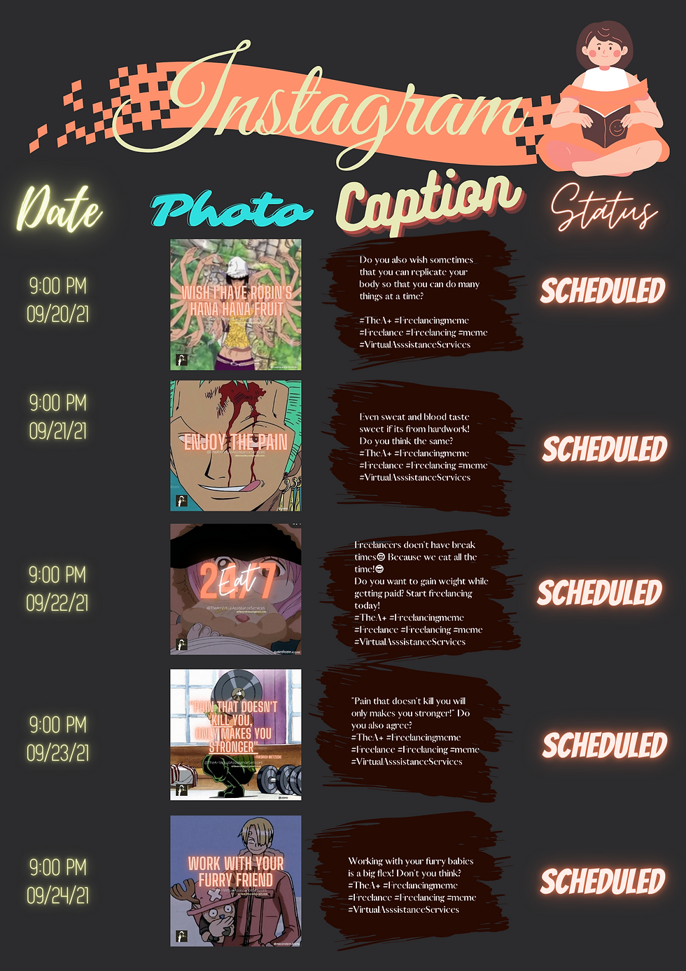 Trisha Althea Rebuya - SMM Content Plan Page 4
