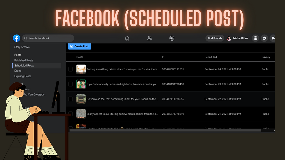Facebook (Scheduled post)