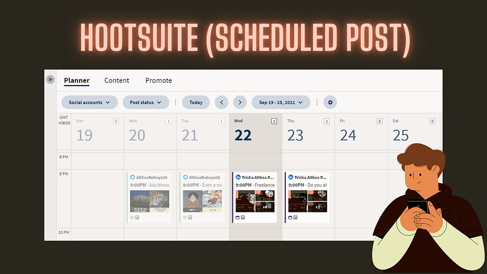 Hootsuite (Scheduled post)