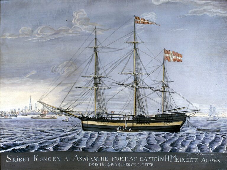 Kongen af Assianthe, transatlantic trade