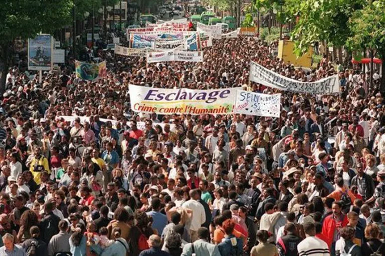 Protest - Slave as crime against humanity - 23 may 1998