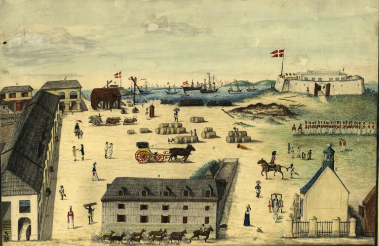 Harbour, transatlantic trade