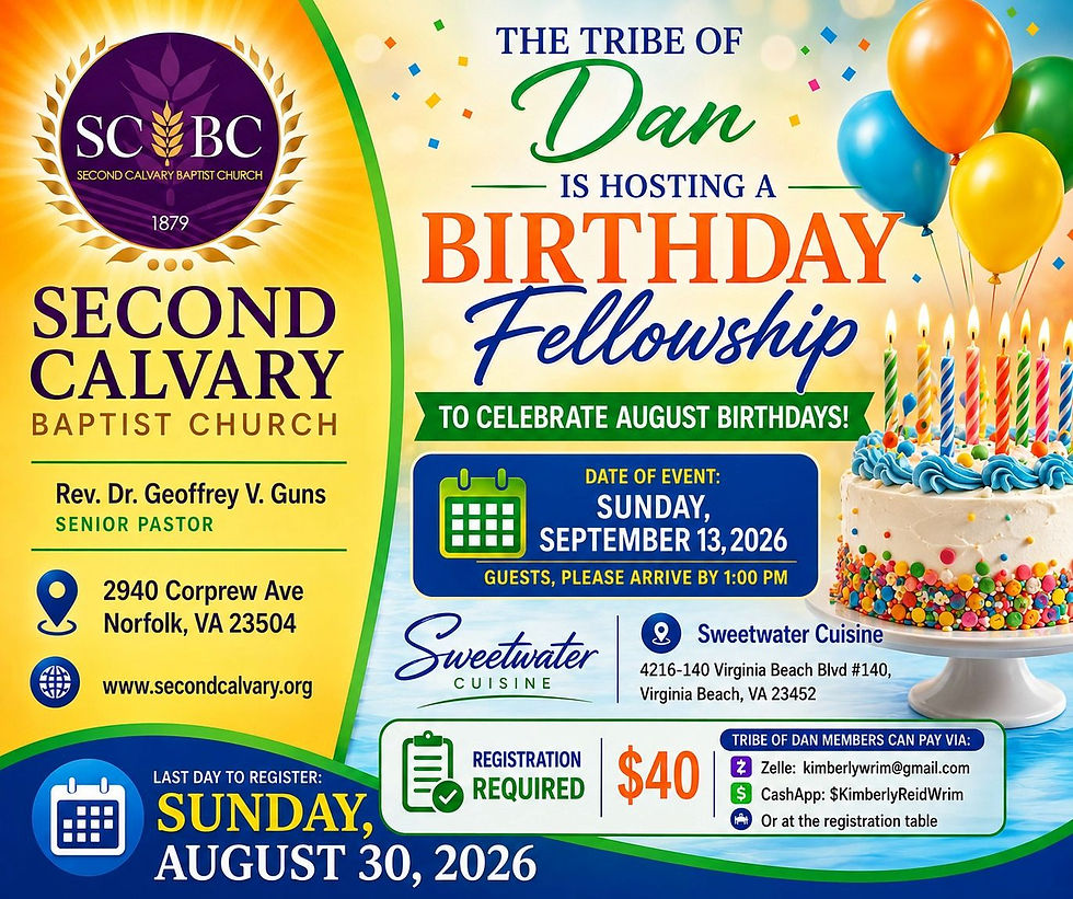 Tribe of Dan Birthday Celebration