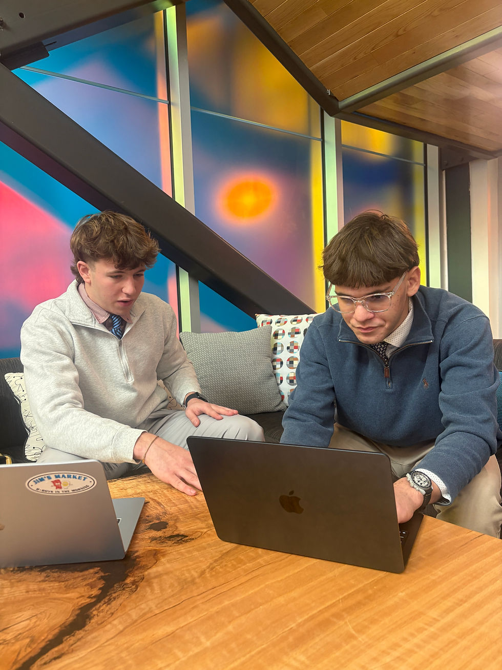 IZ Optimization web design and SEO team — Calvin Zimmerman and Ben Isaacson