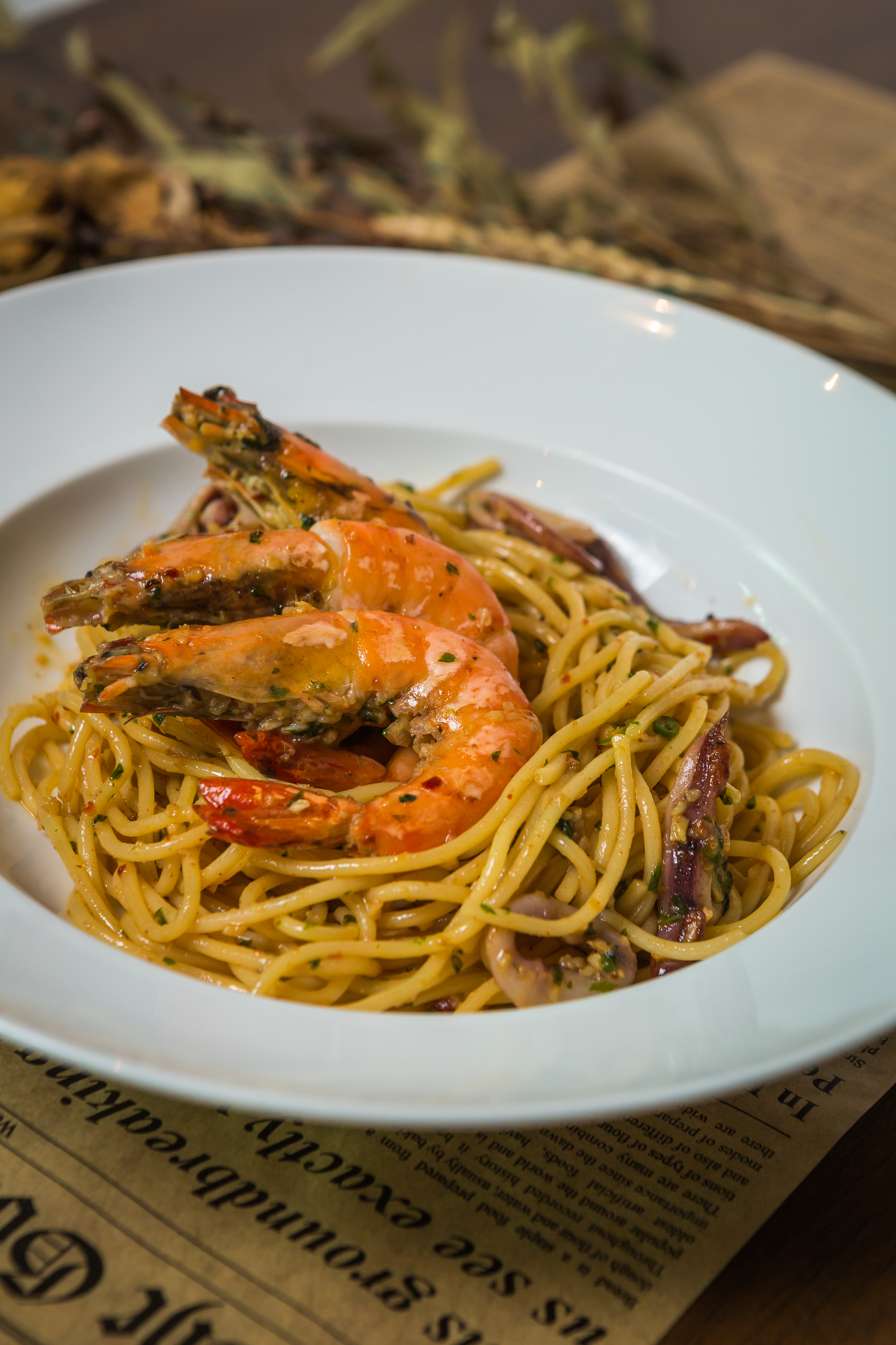 Aglio Olio-Sea food