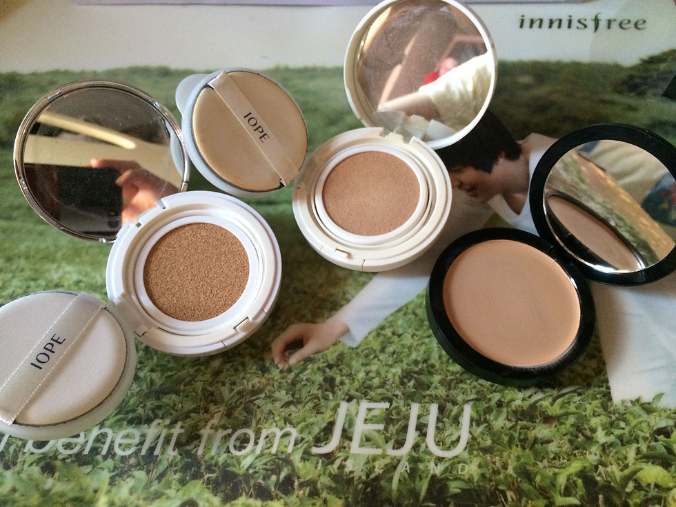 My makeup foundation - bb/cc cushion