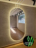 Espejo con luz led